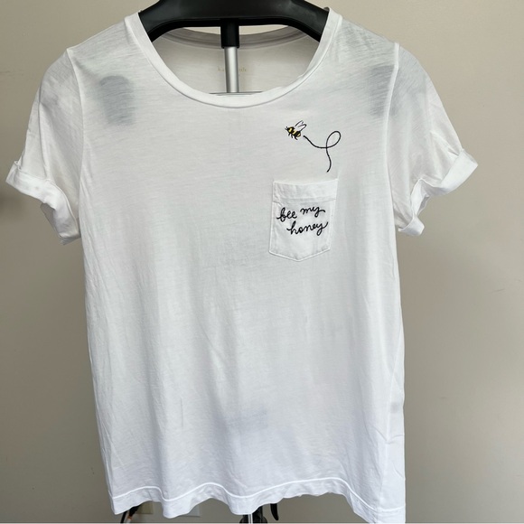 Kate Spade | “bee my honey” graphic t shirt | 100% cotton - Picture 2 of 4